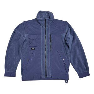 HELLY HANSEN Convertible Zip Off Sleeves FLEECE Winter Jacket Mens Small